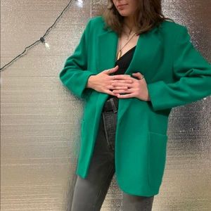 Amazing Oversized Green Blazer